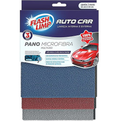 Pano Microfibra Auto Car Flash Limp Com 