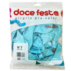 Balões Doce Festa Tamanho 7 com 30un Azu