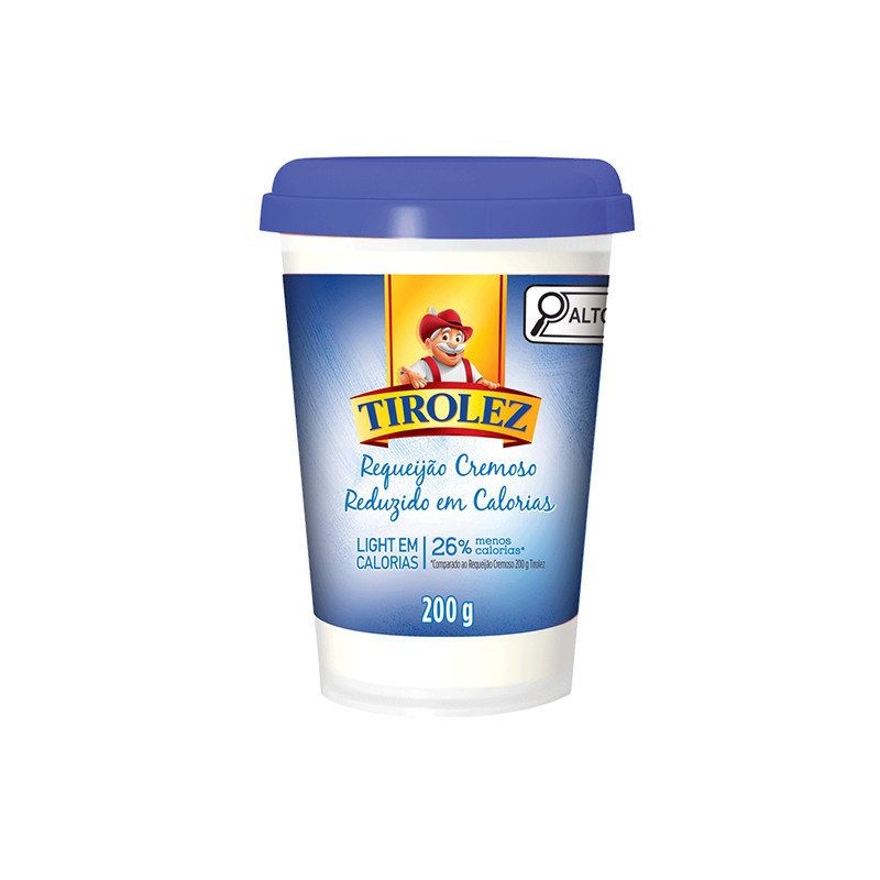 Requeijão Tirolez 200gr Light