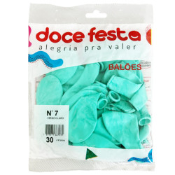 Balões Doce Festa Tamanho 7 com 30un Ver