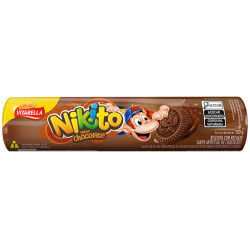 Biscoito Recheado Nikito 120g Chocolate