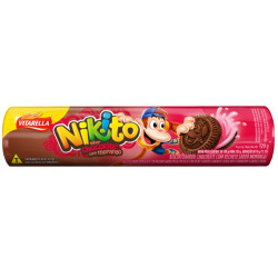 Biscoito Recheado Nikito 120g Chocolate 