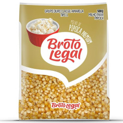 Milho Pipoca Broto Legal Premium 500gr