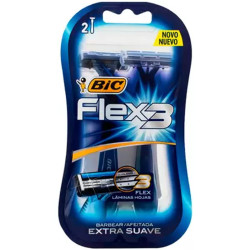 Aparelho Bic Flex 3 com 2un Extra Suave