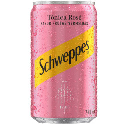 Água Tônica Lata 220ml Schweppes Rose Fr