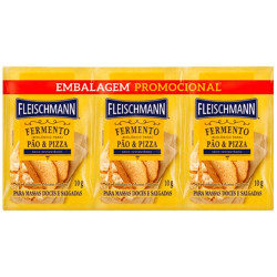 Fermento Biológico Seco Fleischmann 30g 