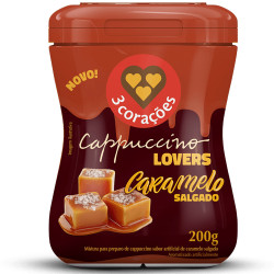 Cappuccino 3 Corações Pote 200gr Caramel