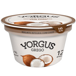 Iogurte Yorgus Grego 130g Integral Coco