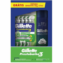 Kit Aparelho Gillette Prestobarba Sensit
