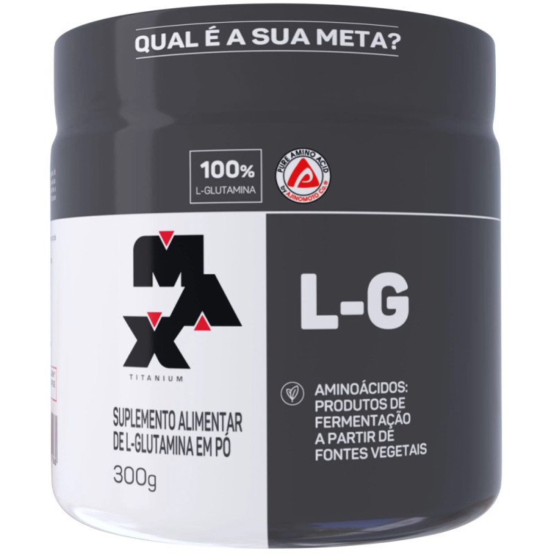Glutamina L-G Max Titanium 300g