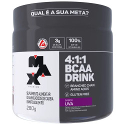 Bcaa Drink 4: 1: 1 Max Titanium 280g Uva
