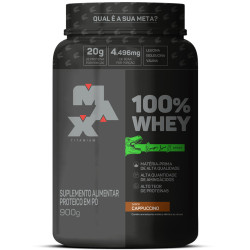 Whey 100% Max Titanium Dino Pote 900g Ca