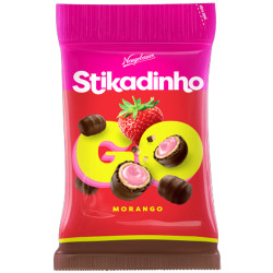 Chocolate Stikadinho Go 40gr Morango