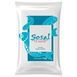 Sal Marinho Sosal 1kg Moído
