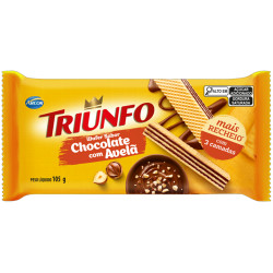 Biscoito Wafer Triunfo 105g Chocolate co