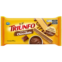 Biscoito Wafer Triunfo 105g Chocolate