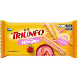 Biscoito Wafer Triunfo 105g Morango