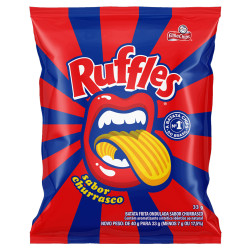 Batata Ruffles 33gr Churrasco
