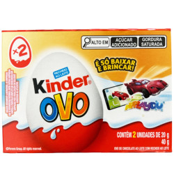 Chocolate Kinder Ovo Surpresa Caixa 2un 