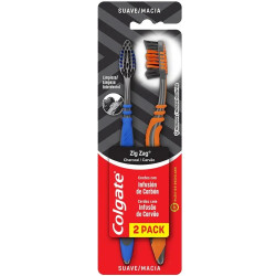 Escova Dental Colgate Zig Zag com 2un Ca