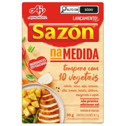 Tempero Sazon Na Medida 30g Vegetais