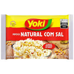 Pipoca Microondas Yoki PopCorn 100gr Sal