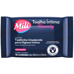 Toalha Umedecidas Intima Mili Beauty com
