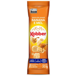 Barra Cereais Kobber 20g Banana e Mel