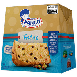 Panettone Panco Zero 400gr Frutas Crista