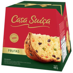 Panettone Casa Suica 400g Frutas