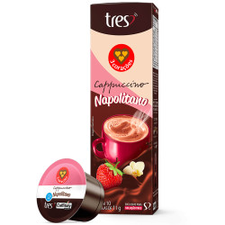 Cápsula Cappuccino 3 Corações 110gr Napo