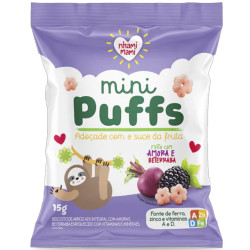 Biscoito Nhami Mami Puffs 15g Amora e Be