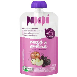 Papinha Orgânica Papapá 100g Maçã e Amei