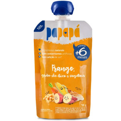 Papinha Papapá 120g Frango, Grão de Bico