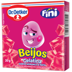 Gelatina em Pó Dr Oetker Fini 20g Beijos