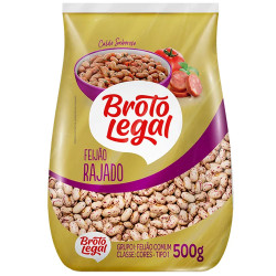 Feijão Broto Legal Rajado 500gr