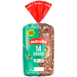 Pao Nutrella 14 Graos 450gr Vitta