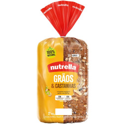 Pao Nutrella Vit Graos 450gr Castanha
