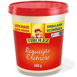 Requeijão Tirolez 400gr Cremoso