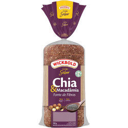 Pão Wickbold Grão Sabor 400gr Chia Macad