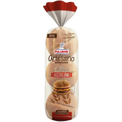 Pão Hambúrguer Pullman Artesano 420gr Au