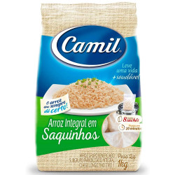 Arroz Camil Integral Parboilizado 1kg Sa