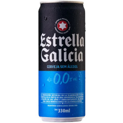 Cerveja Lata 330ml Estrella Galicia 0,0%