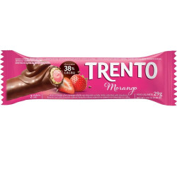 Chocolate Wafer Trento 29g Morango
