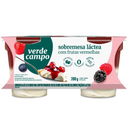 Sobremesa Láctea Verde Campo 200gr Fruta