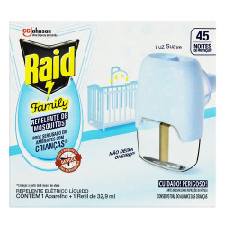 Repelente Raid Proteção 45 Noites Family