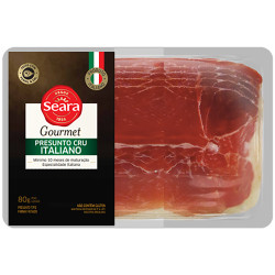 Presunto Cru Seara Fatiado 80gr Italiano