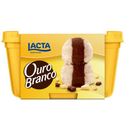 Sorvete Lacta 900ml Ouro Branco