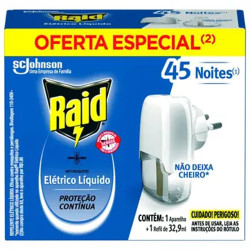 Repelente Raid Protecao 45 Noite Ap GrAt