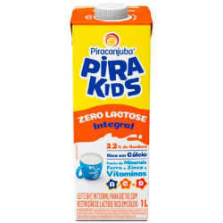 Leite Pirakids Zero Lactose 1lt Uht Inte